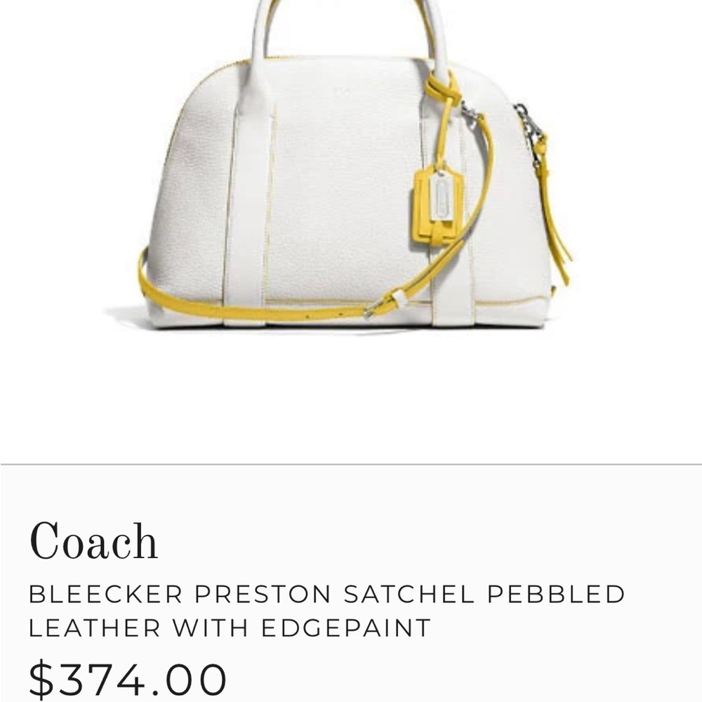 Coach crossbody handbag